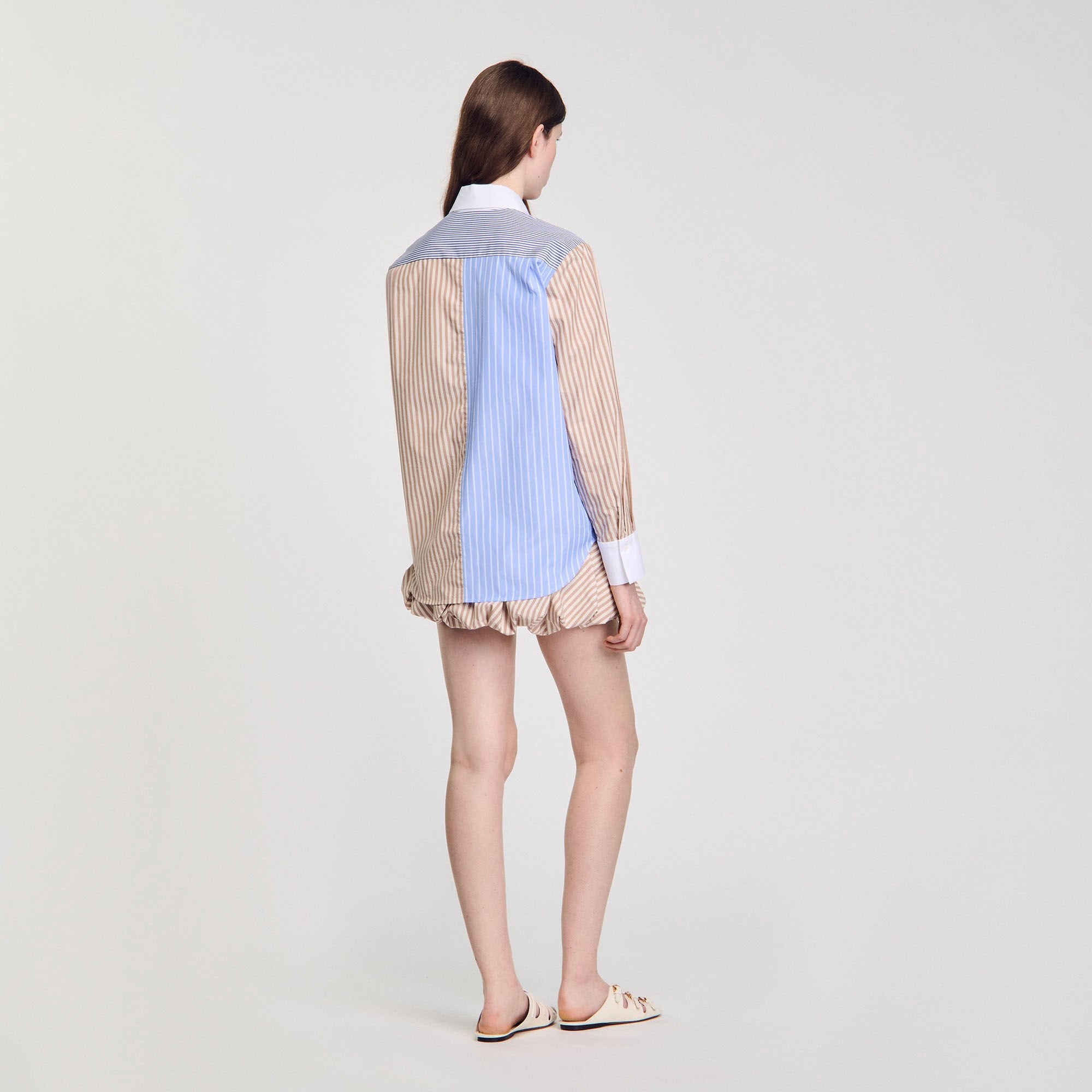 Sandro Women Striped mix shirt