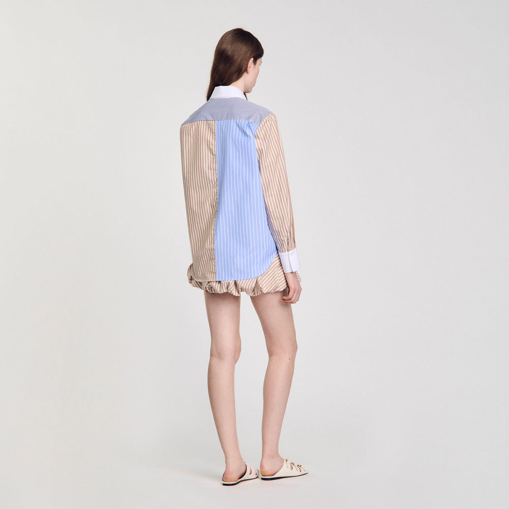 Sandro Women Striped mix shirt