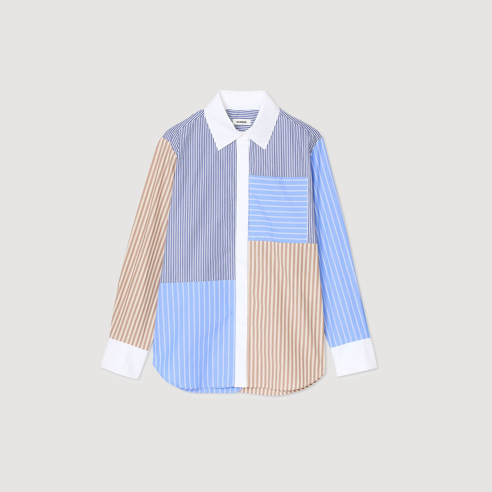 Sandro Women Striped mix shirt