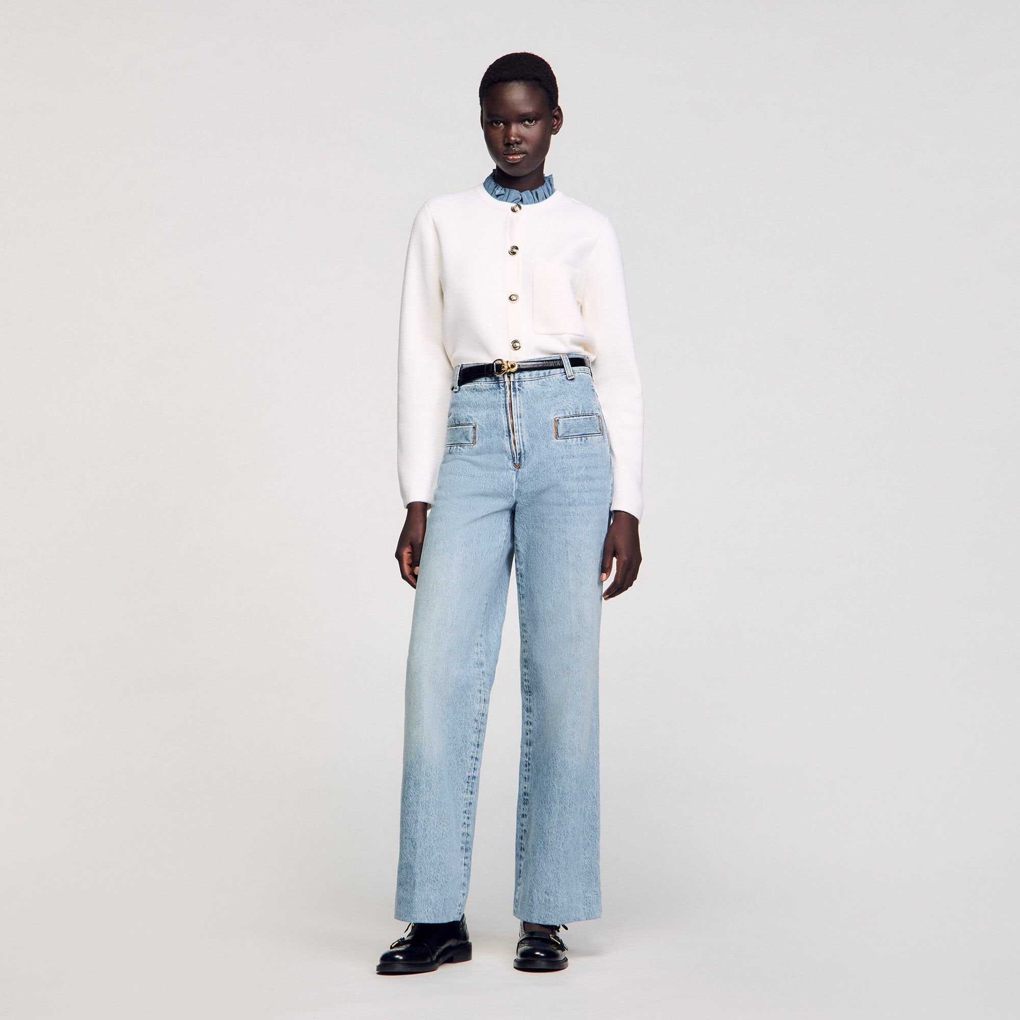 Sandro Women Wide-leg jeans