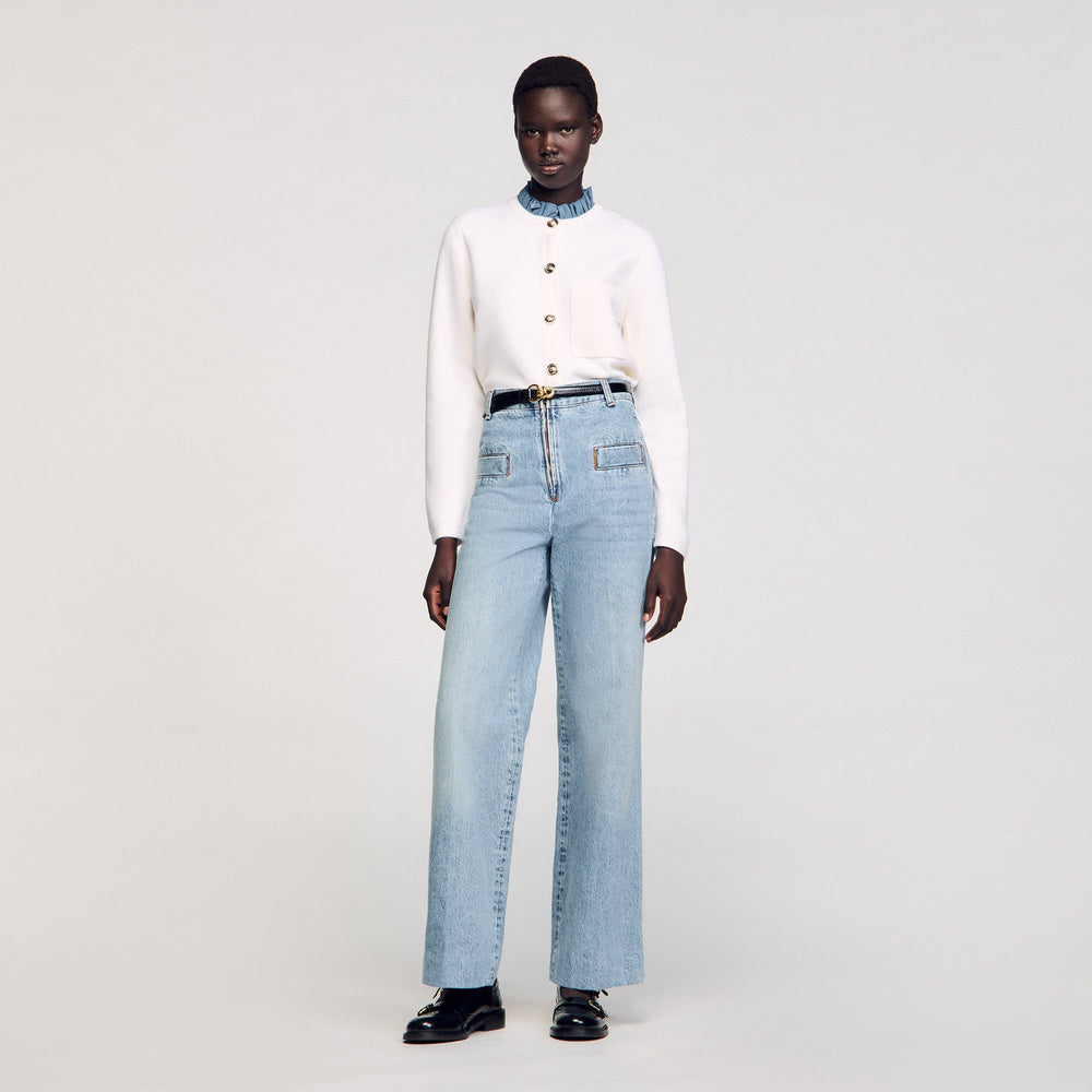 Sandro Women Wide-leg jeans