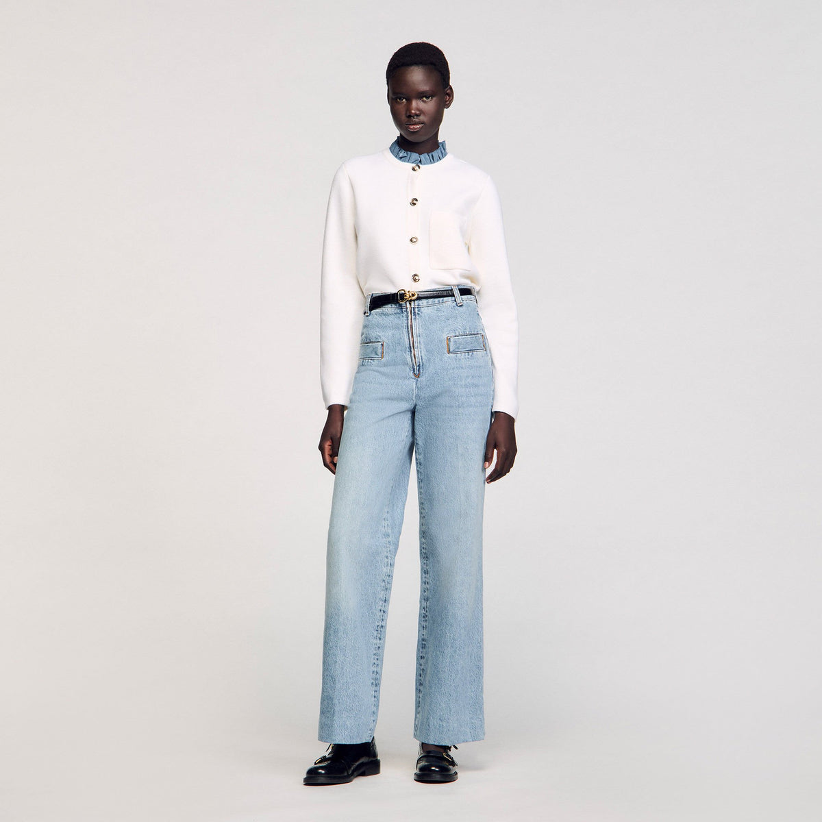 Sandro Women Wide-leg jeans
