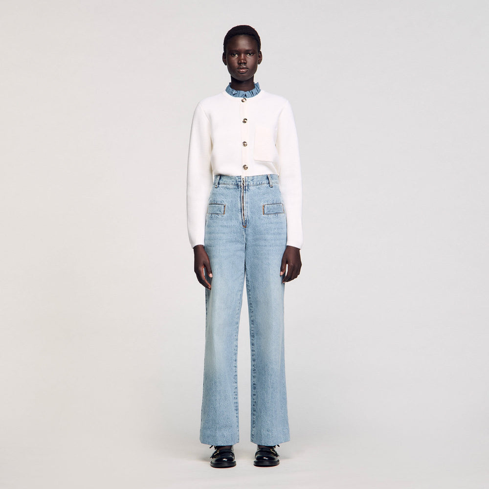 Sandro Women Wide-leg jeans