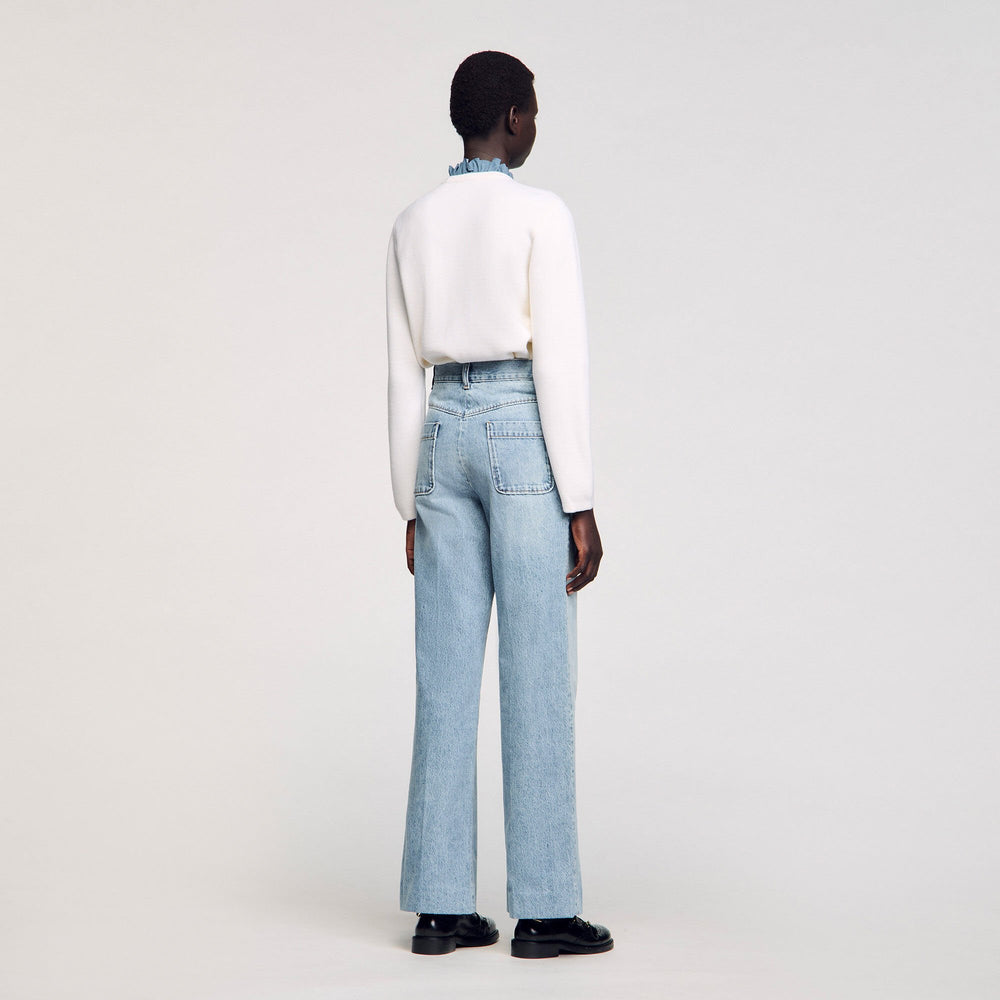 Sandro Women Wide-leg jeans