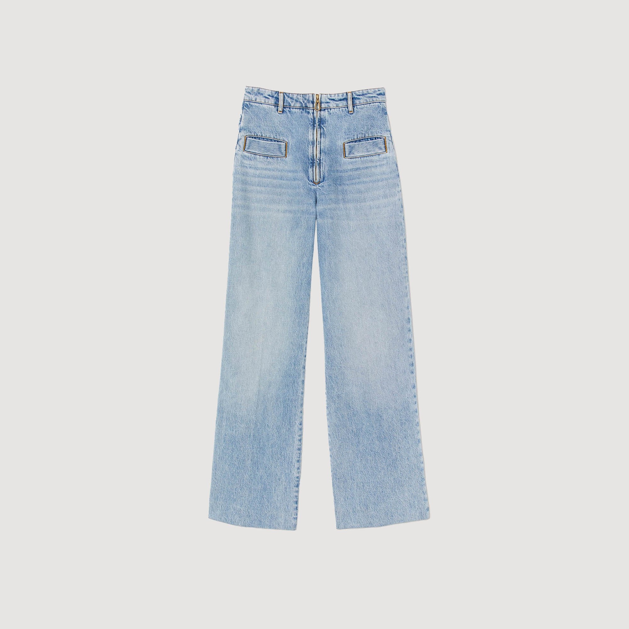 Sandro Women Wide-leg jeans