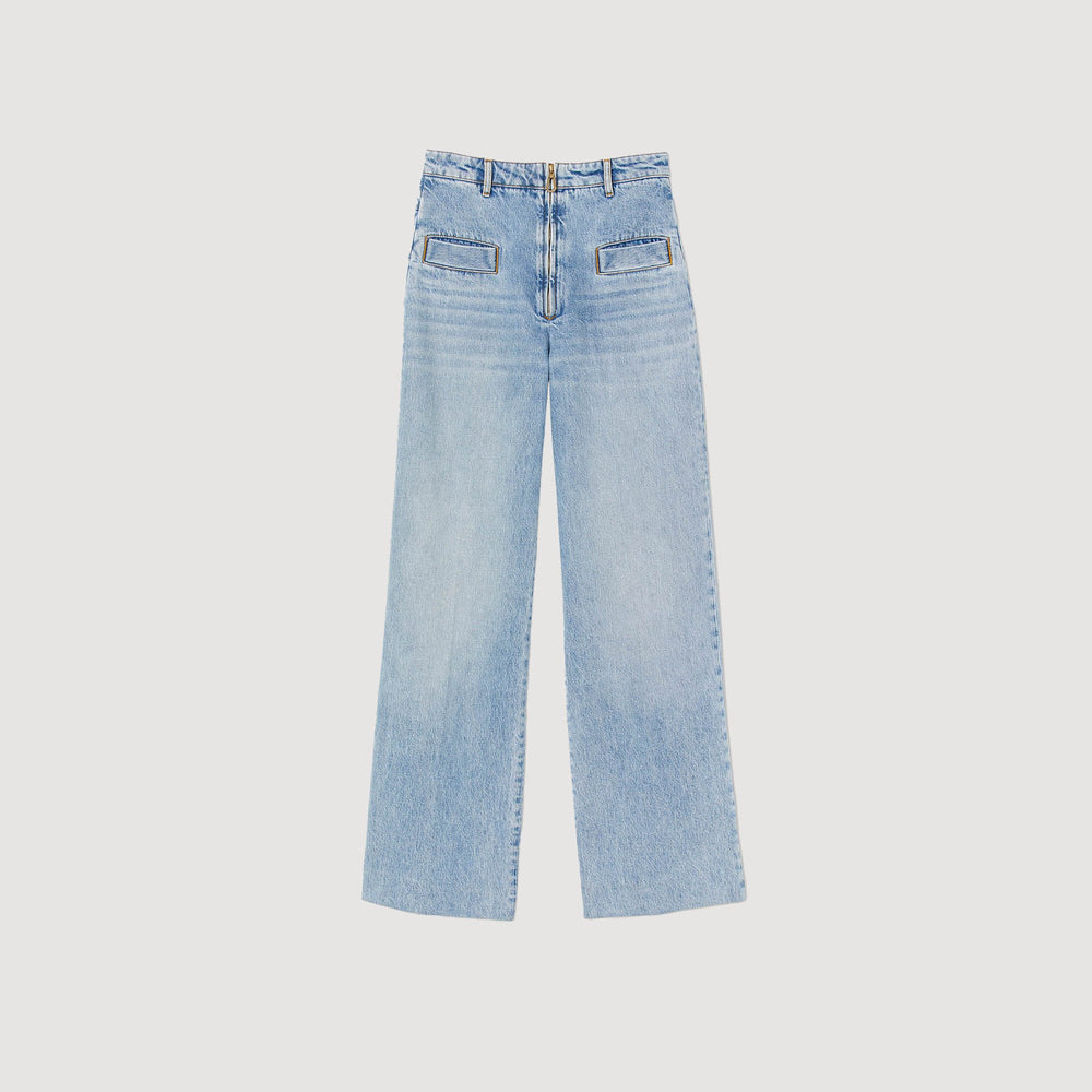 Sandro Women Wide-leg jeans