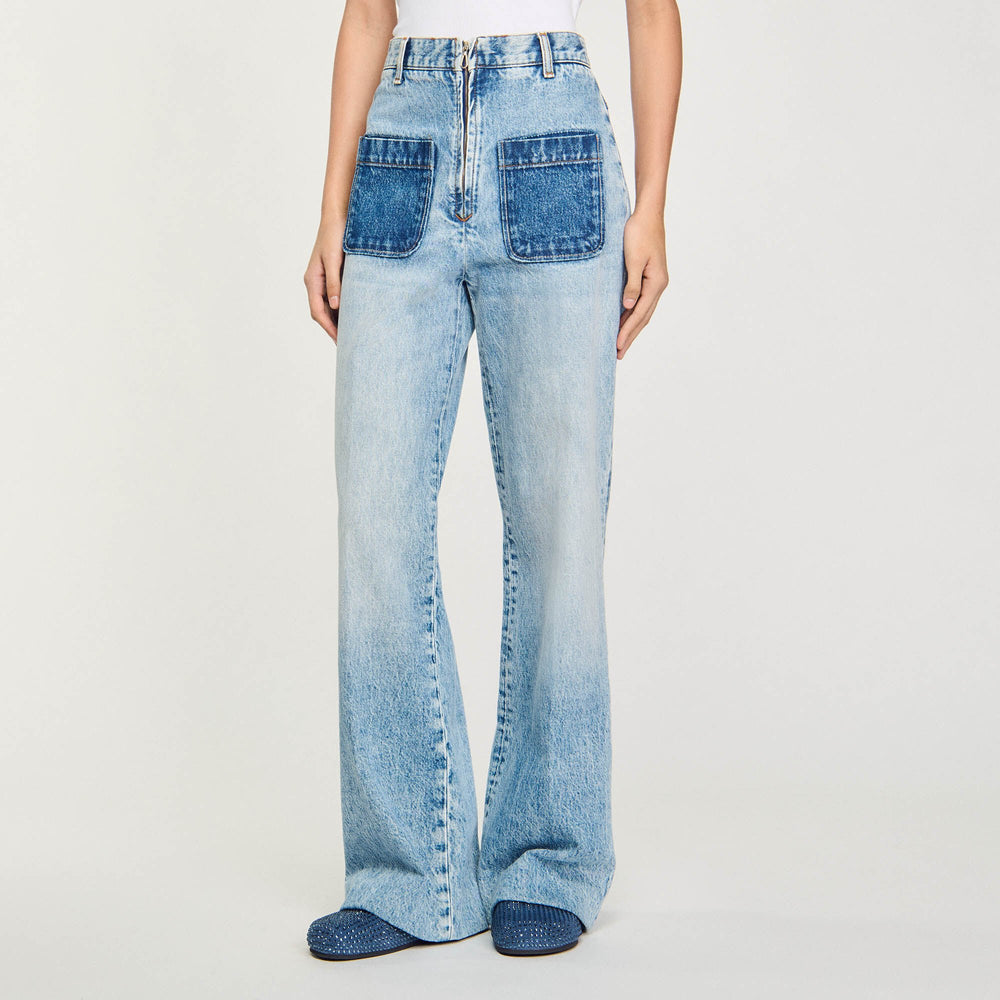 Sandro Women High-rise jeans