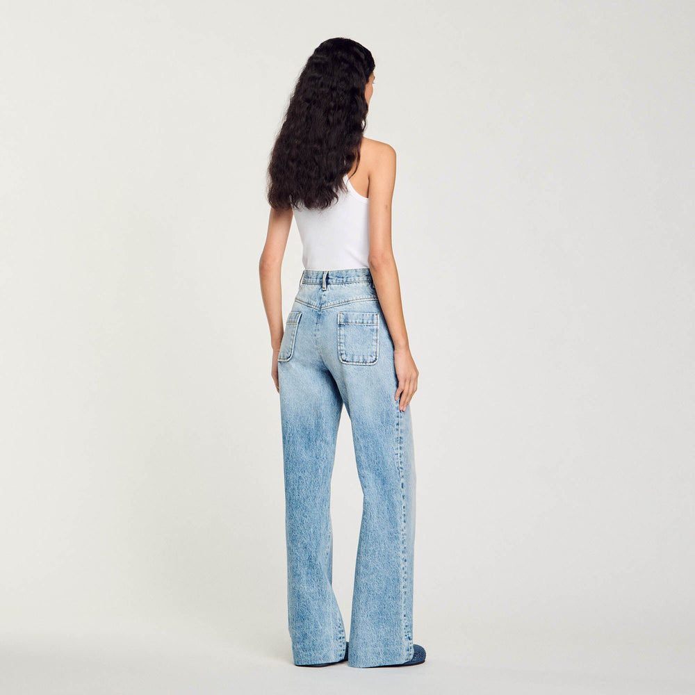 Sandro Women High-rise jeans