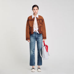 Sandro Women Faded jeans