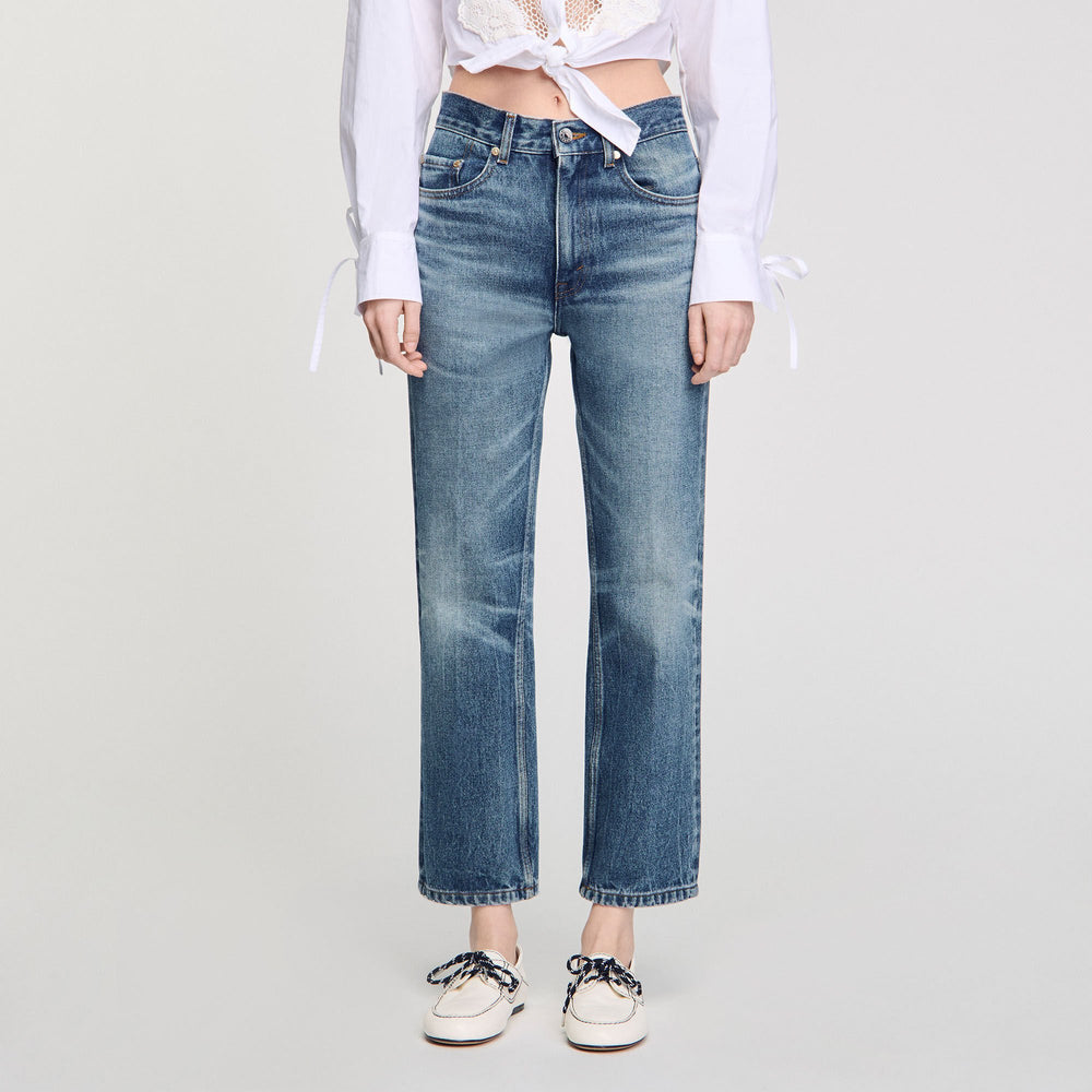 Sandro Women Faded jeans