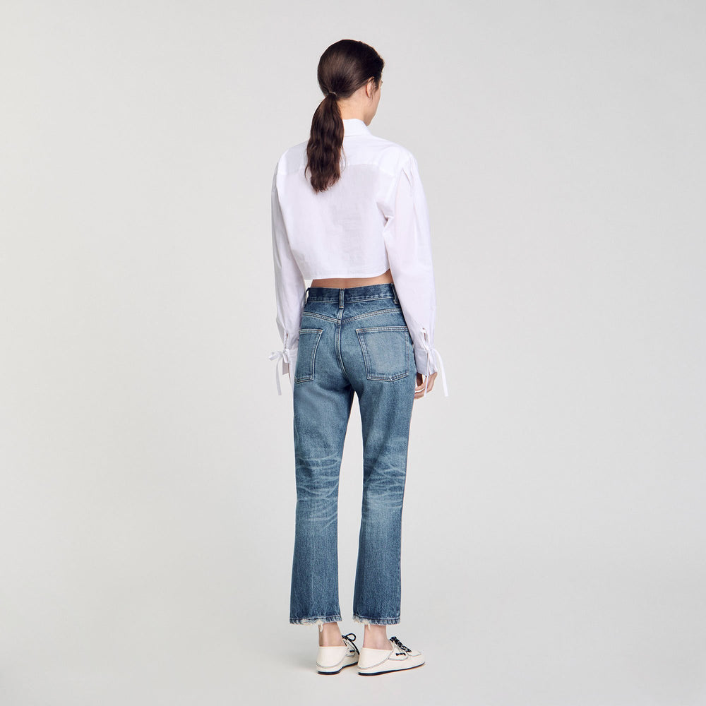 Sandro Women Faded jeans
