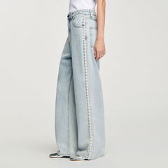 Sandro Women Beaded jeans