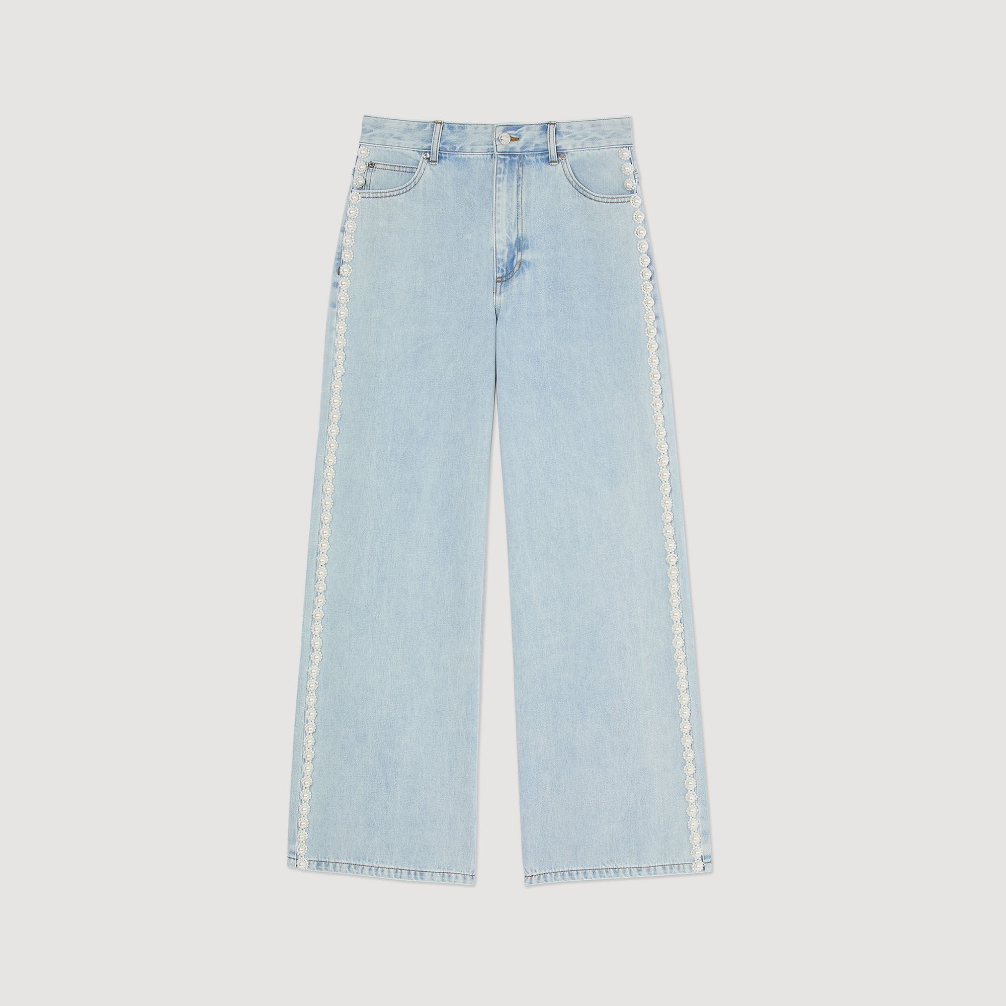 Sandro Women Beaded jeans