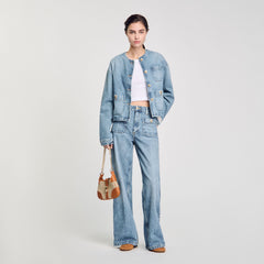 Sandro Women Faded jeans