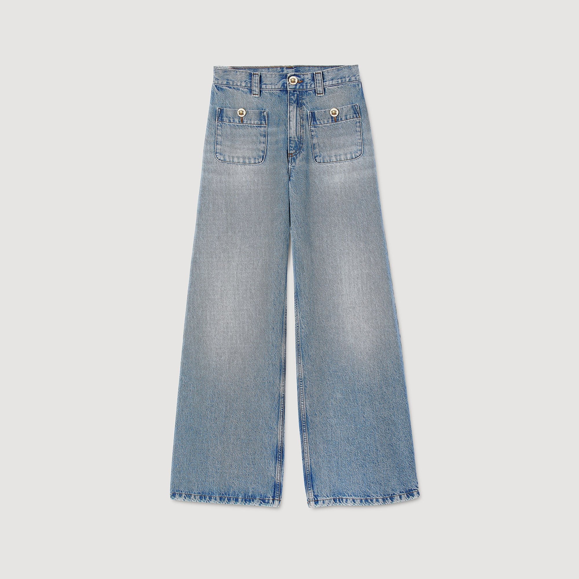 Sandro Women Faded jeans