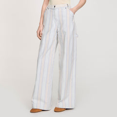 Sandro Women Striped jeans