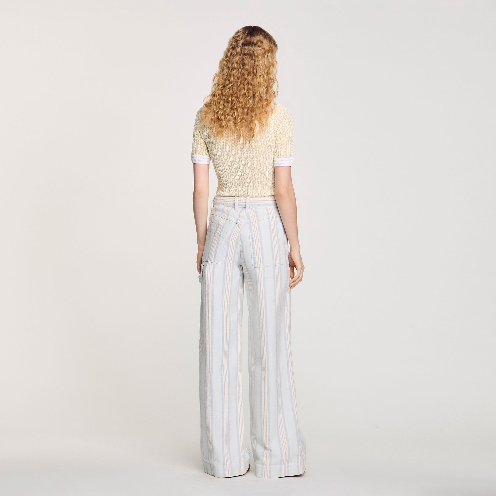 Sandro Women Striped jeans