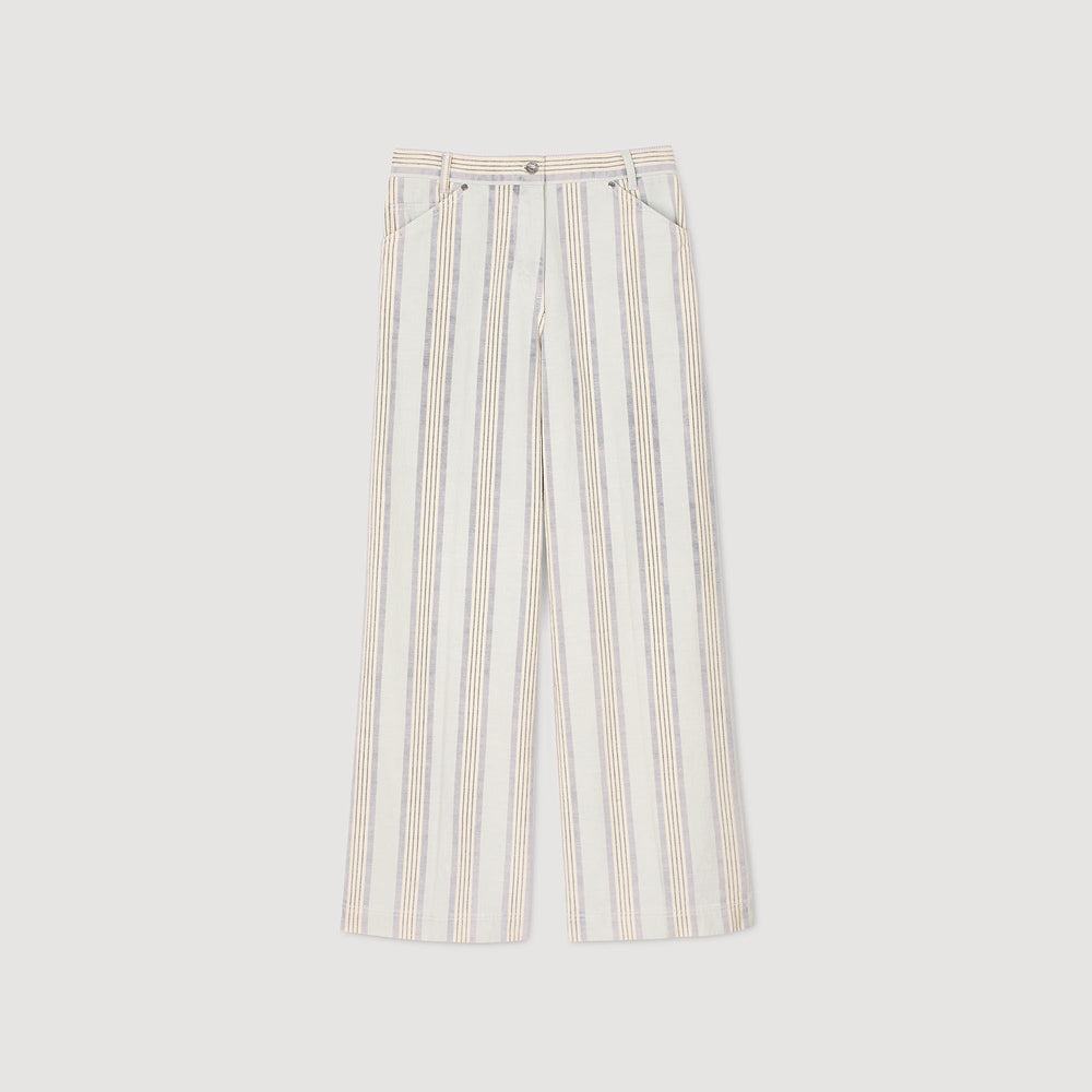 Sandro Women Striped jeans
