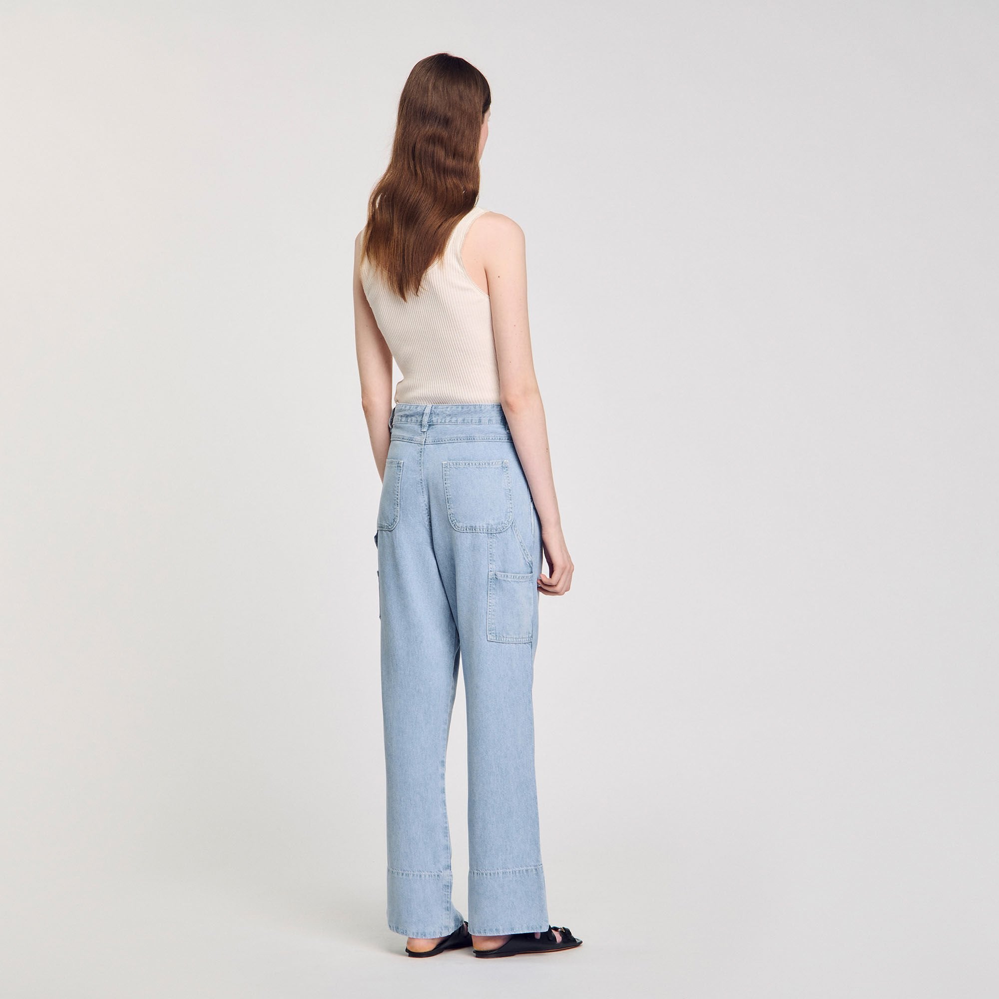 Sandro Women Wide-leg jeans