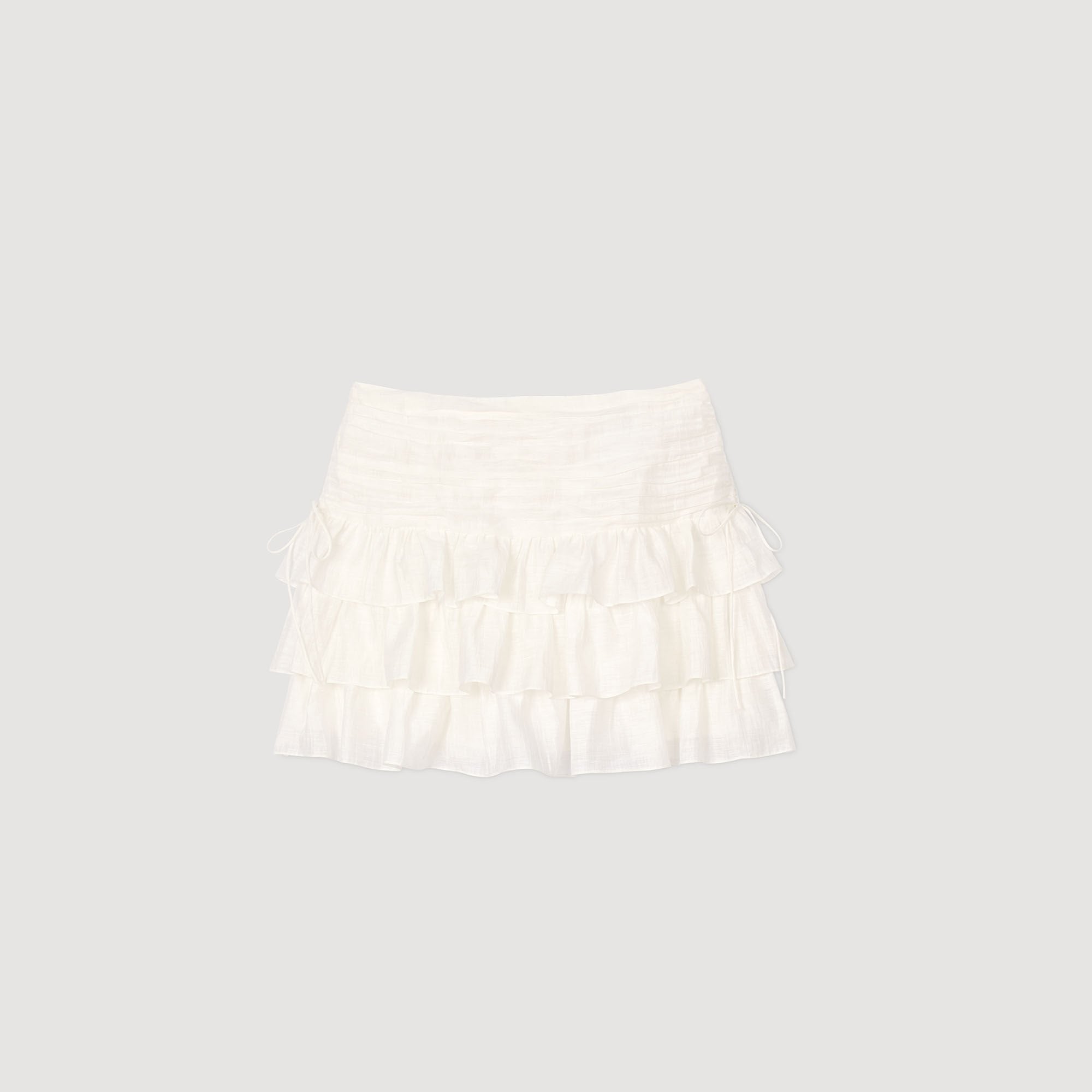 Sandro Women Mini ruffled skirt