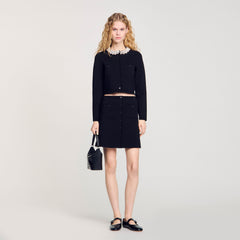 Sandro Women Mini knit skirt