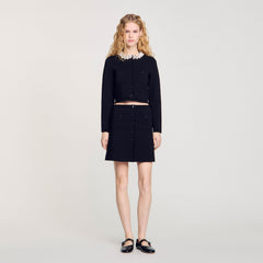 Sandro Women Mini knit skirt