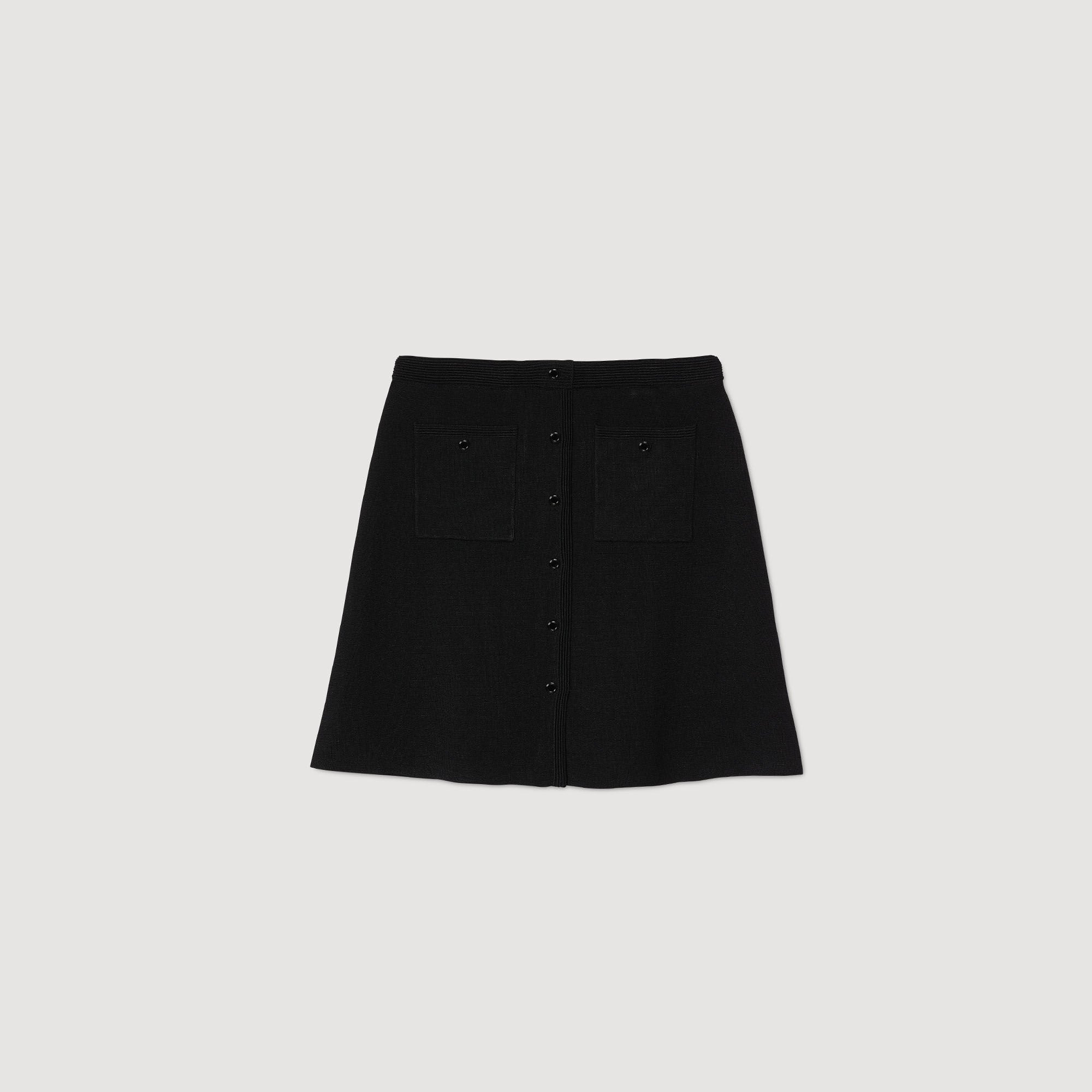 Sandro Women Mini knit skirt