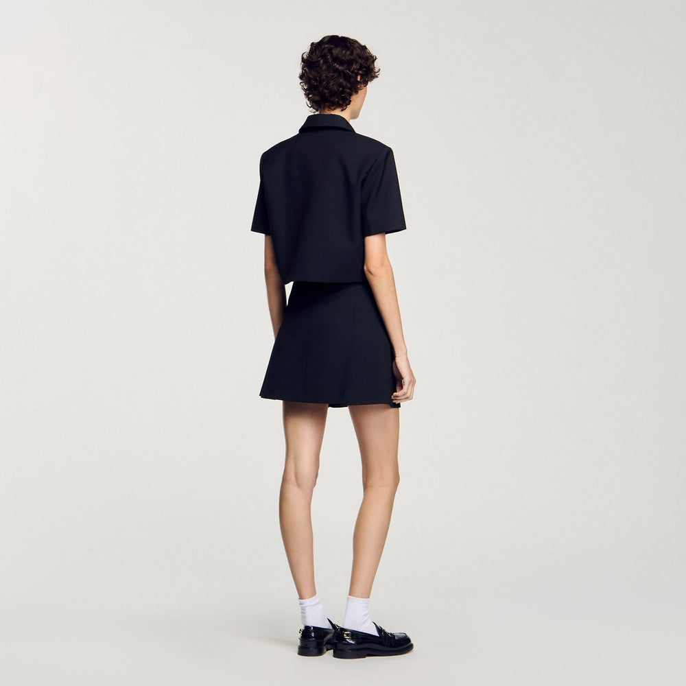 Sandro Women Mini pleated skirt