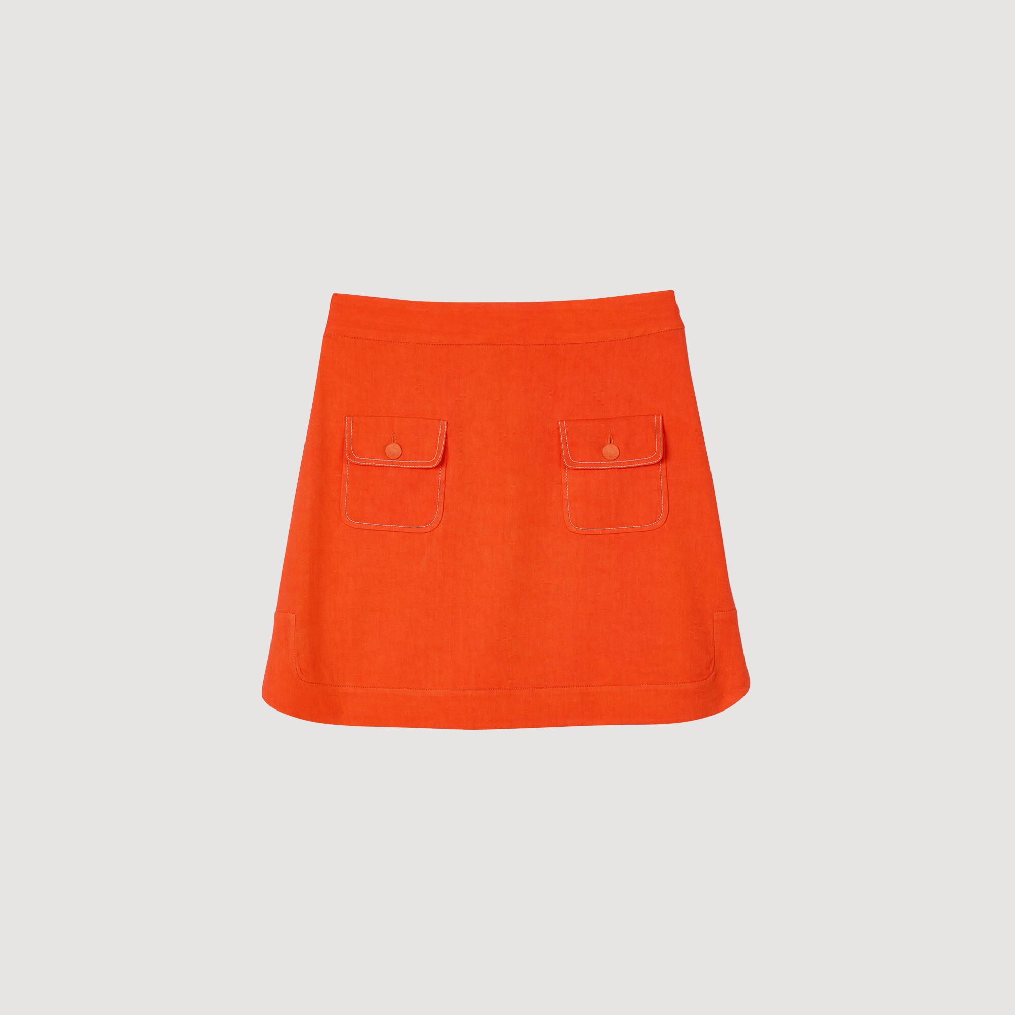 Sandro Women Mini skirt with pockets