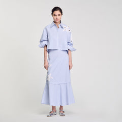 Sandro Women Maxi striped skirt