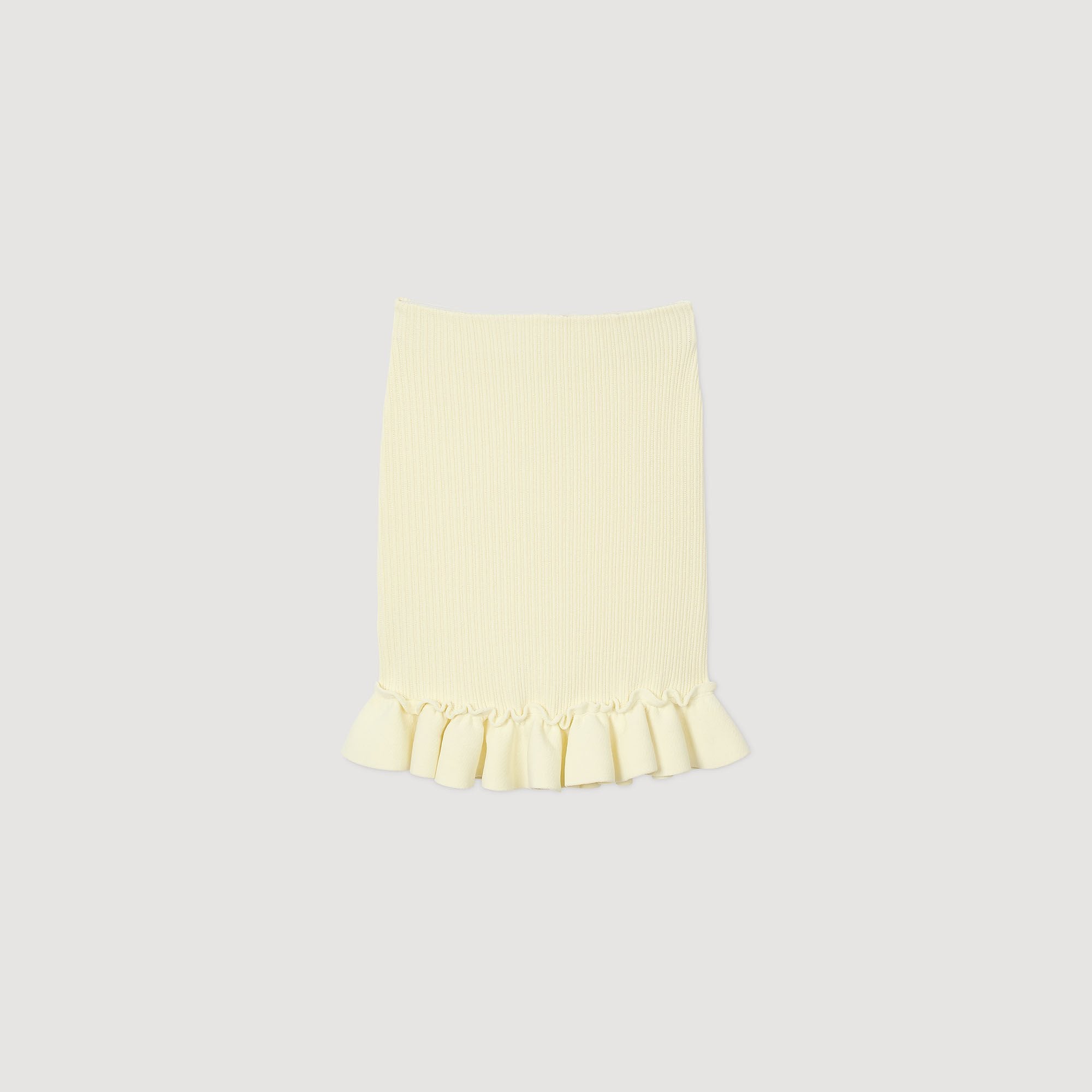 Sandro Women Knitted skirt with ruffle