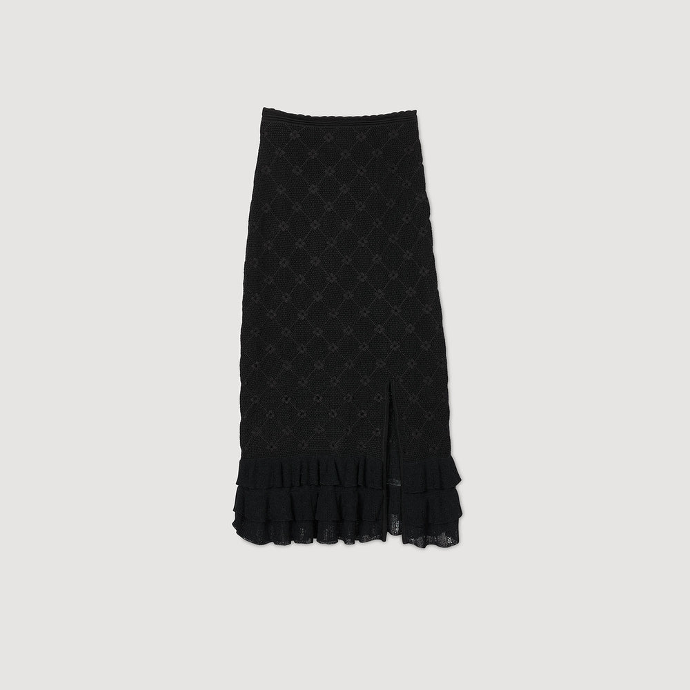 Sandro Women Knit midi skirt