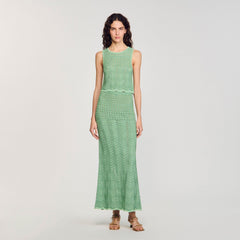 Sandro Women Maxi knit skirt