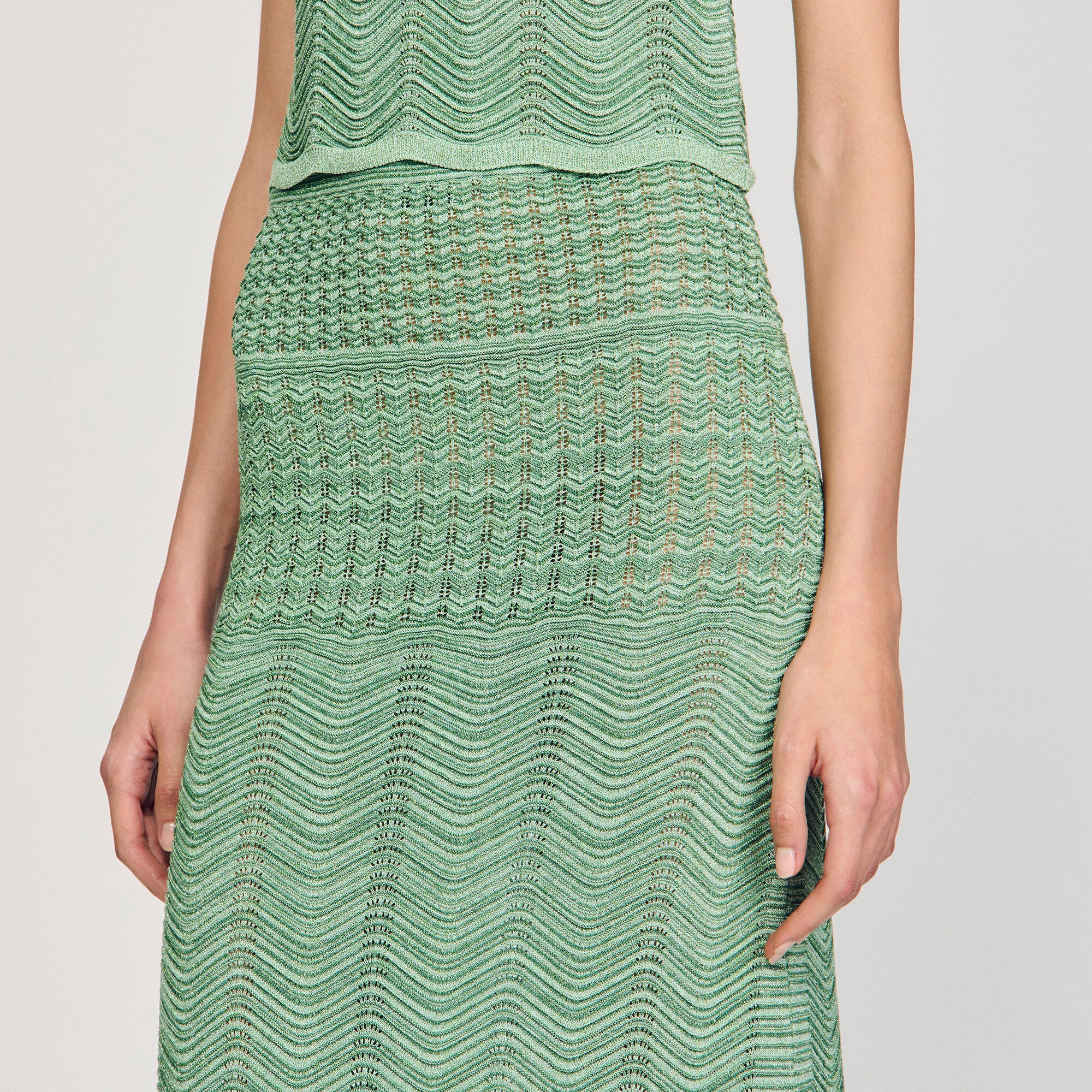 Sandro Women Maxi knit skirt