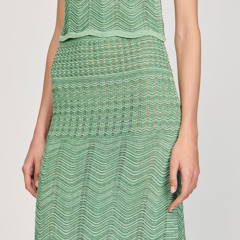 Sandro Women Maxi knit skirt
