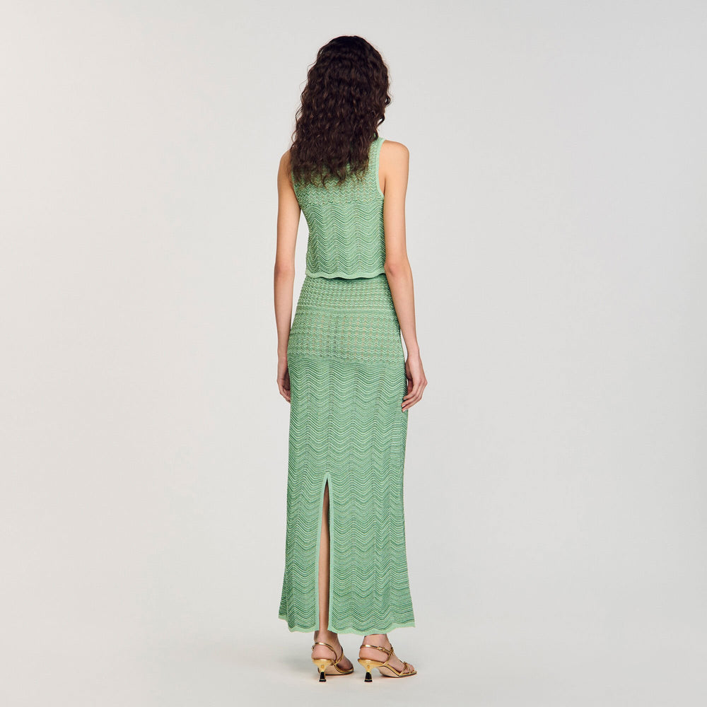 Sandro Women Maxi knit skirt