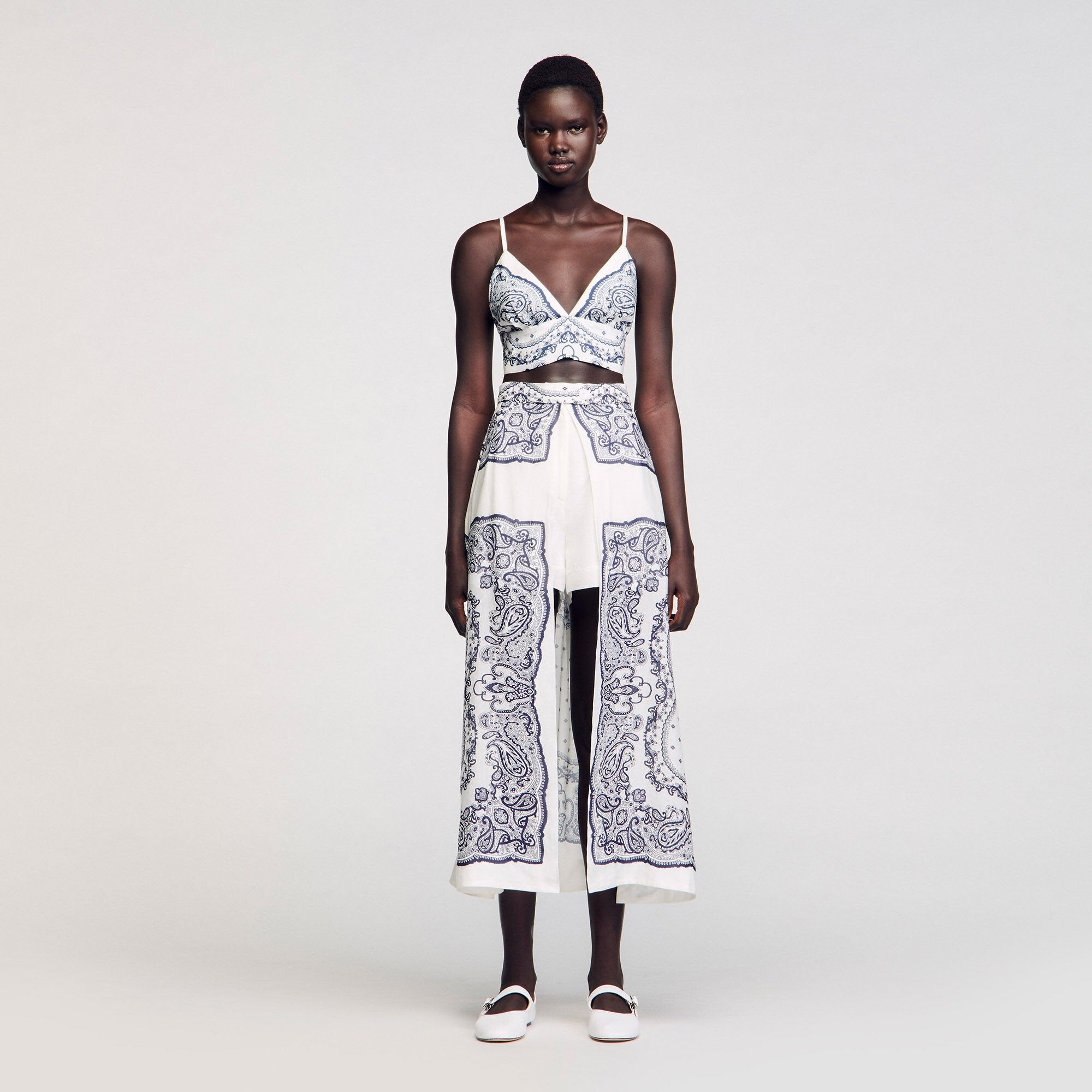 Sandro Women Bandana-motif skirt shorts