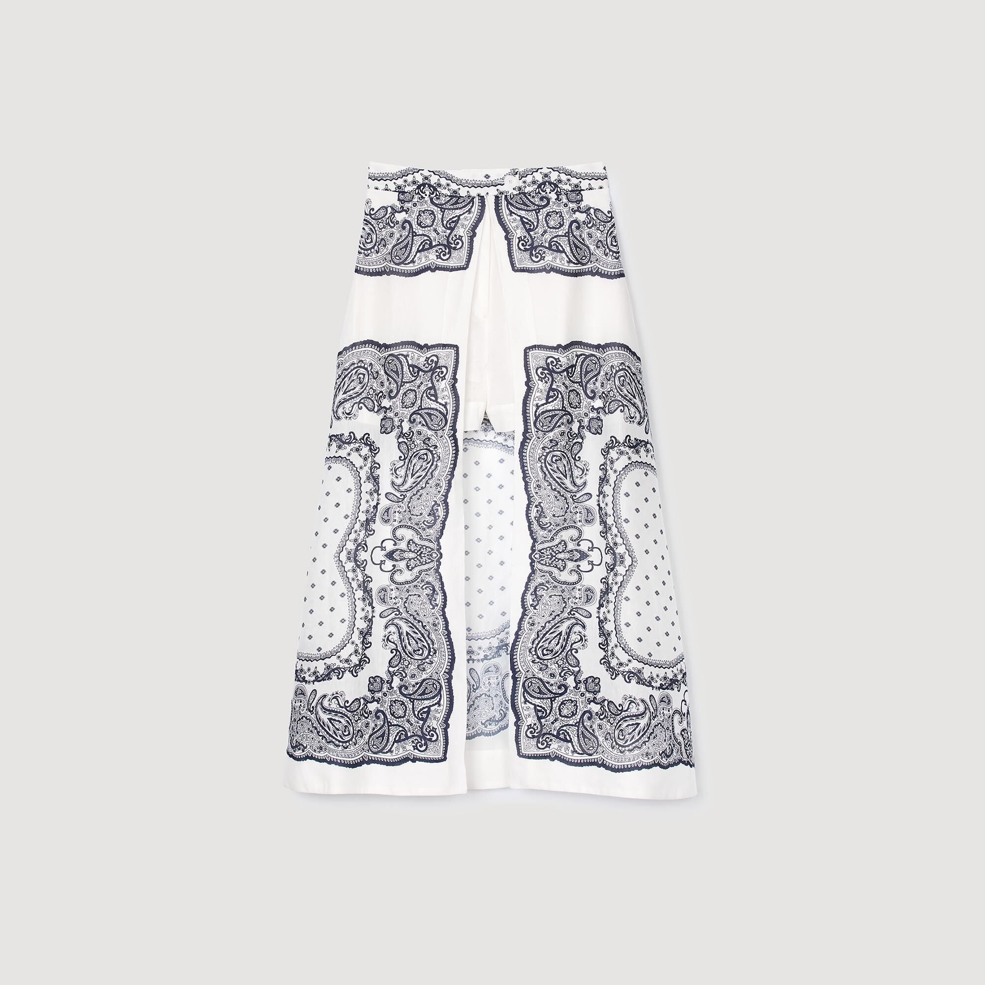 Sandro Women Bandana-motif skirt shorts