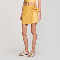 Sandro Women Mini skirt with ruffled detail