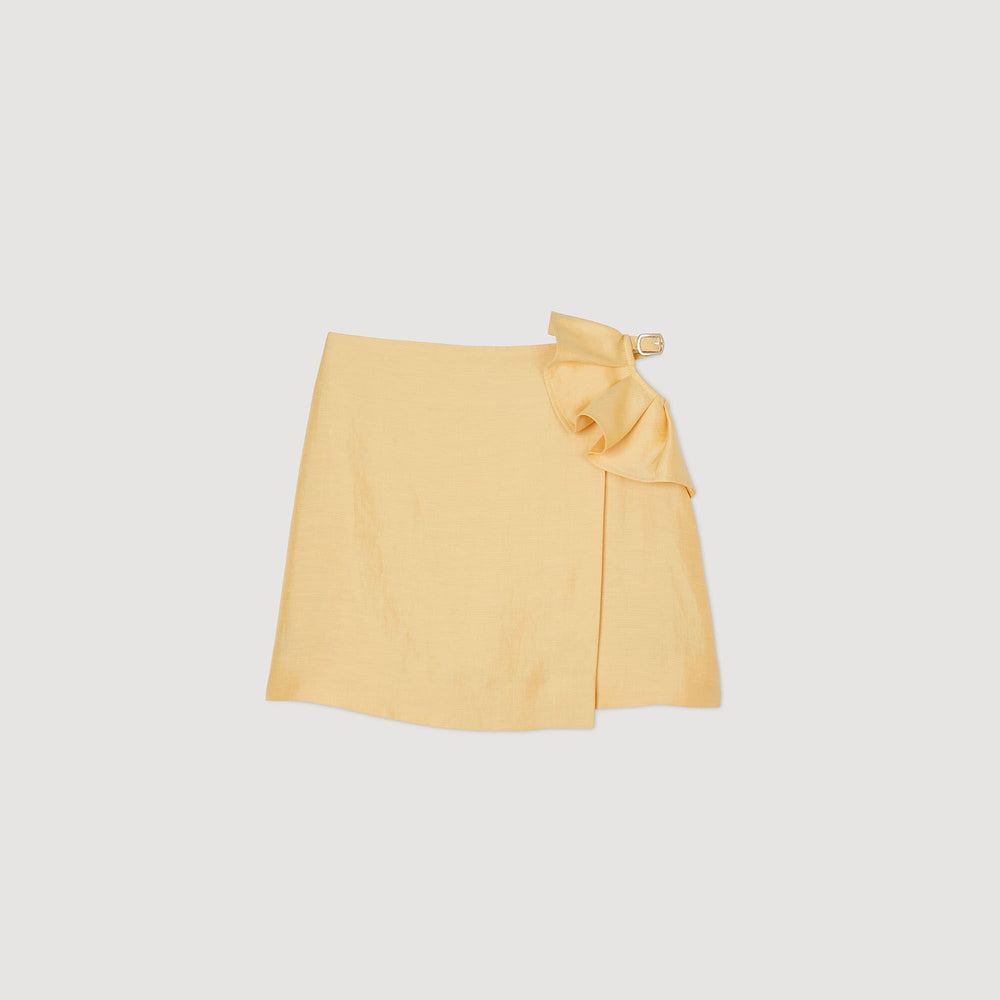 Sandro Women Mini skirt with ruffled detail