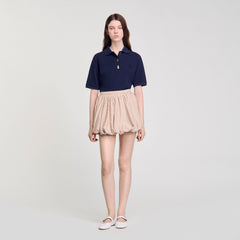 Sandro Women Striped bubble skirt