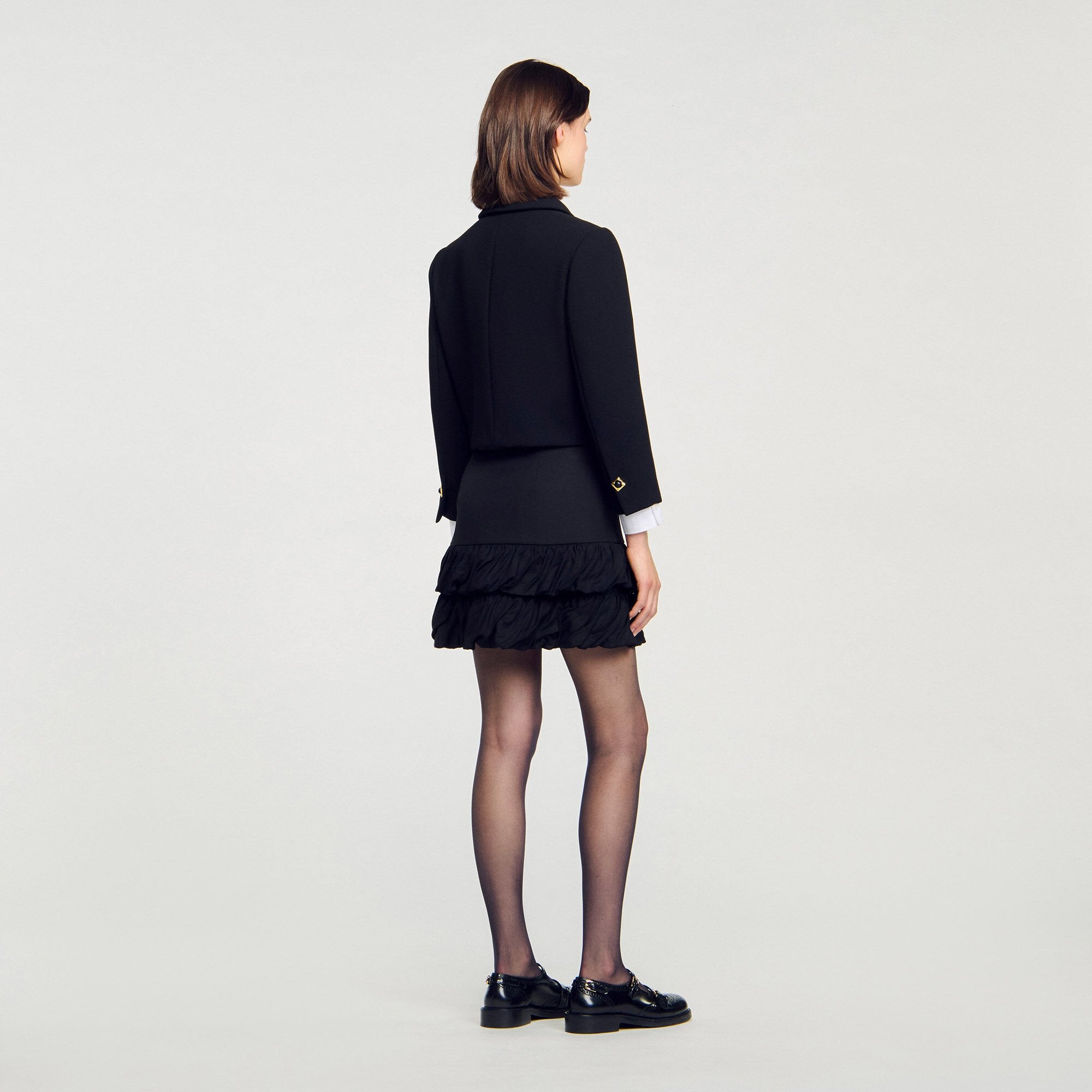 Sandro Women Mini ruffled skirt