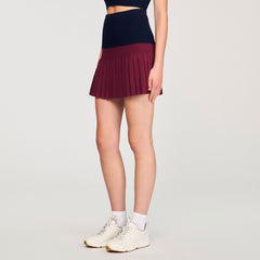 Sandro Women Mini two-tone pleated skirt