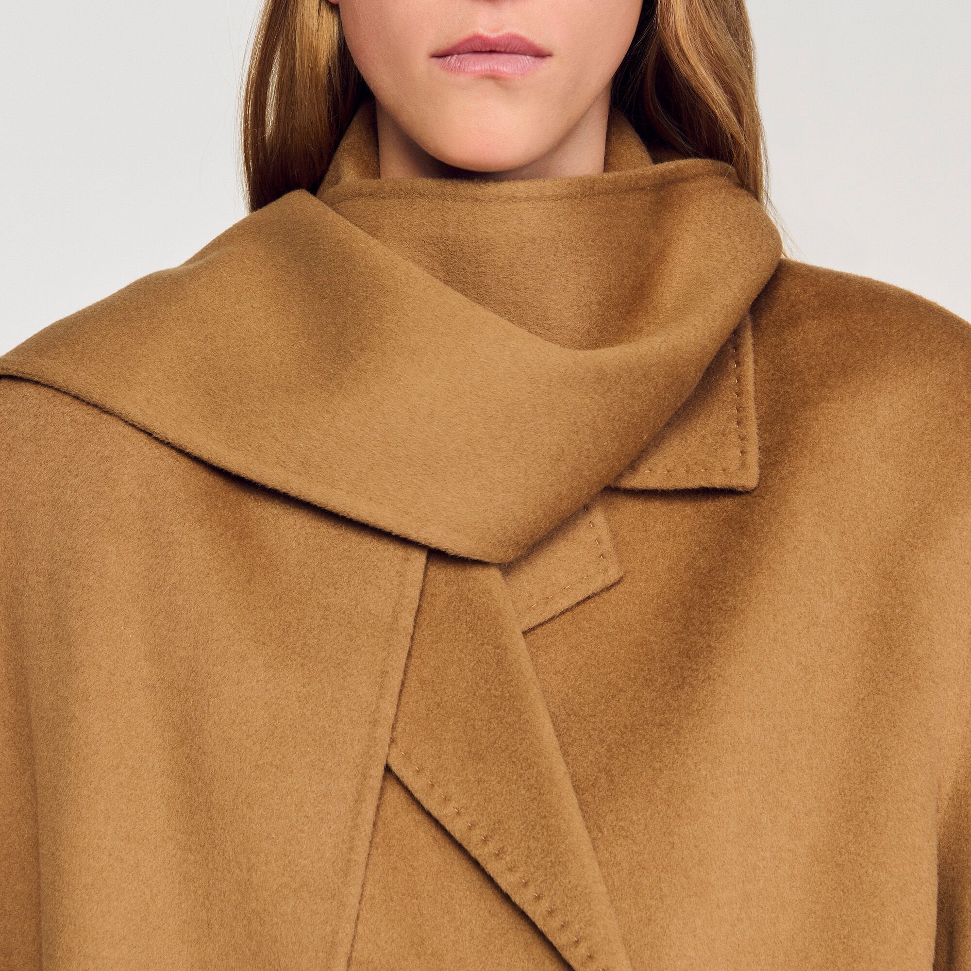 Sandro Women Oversized Wool Coat
