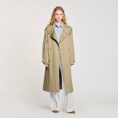 Sandro Women Belted trench coat