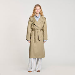 Sandro Women Belted trench coat