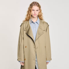 Sandro Women Belted trench coat