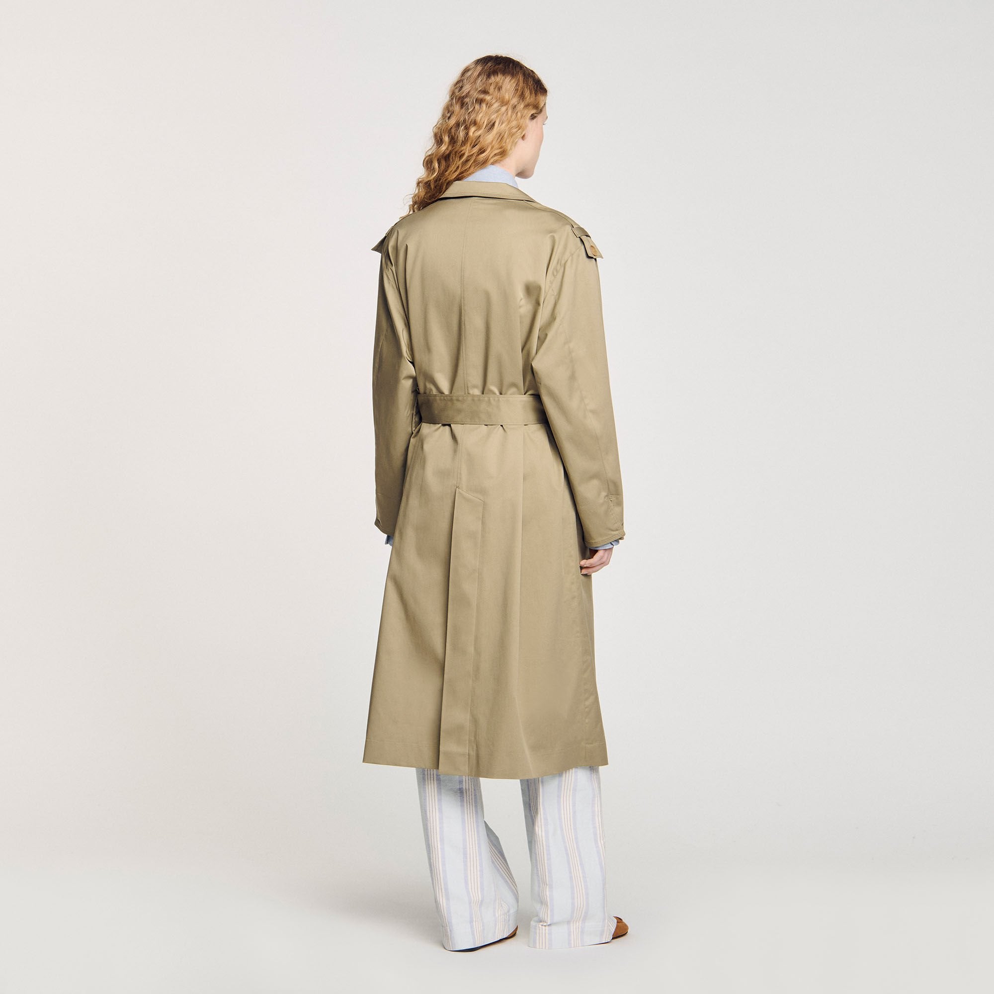 Sandro Women Belted trench coat