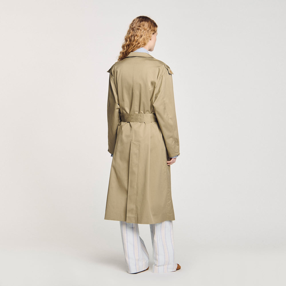 Sandro Women Belted trench coat