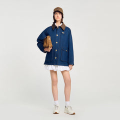 Sandro Women Denim workwear jacket